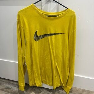 Yellow Nike Long Sleeve